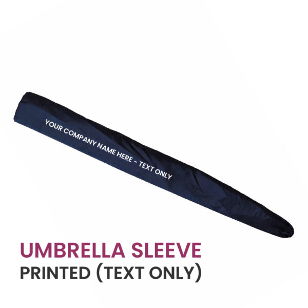 Printed Umbrella Sleeve - Navy
